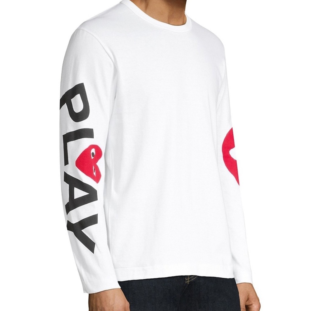 Play Logo Long-Sleeve Cotton Tee
